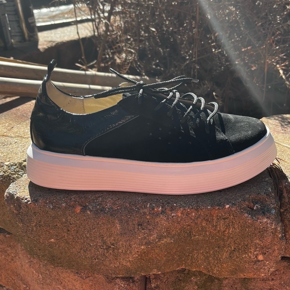 Women lace UP Platform Comfortable Casual Fashion Shoes Genuine Leatfer Travel🤍 - Picture 6 of 6